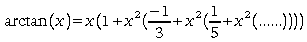 arctan forme 2